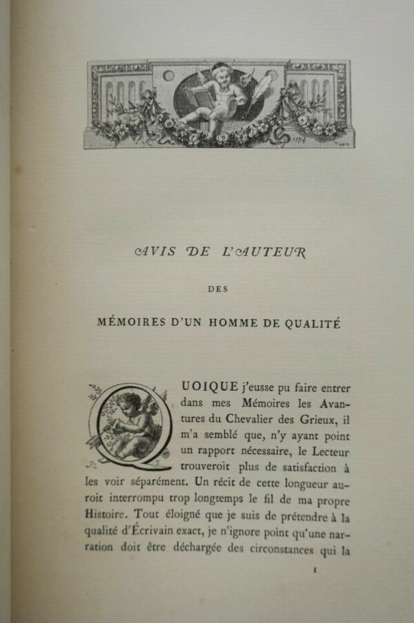 Prévost  Manon Lescaut 1875 ex. sur van Gelder – Image 7