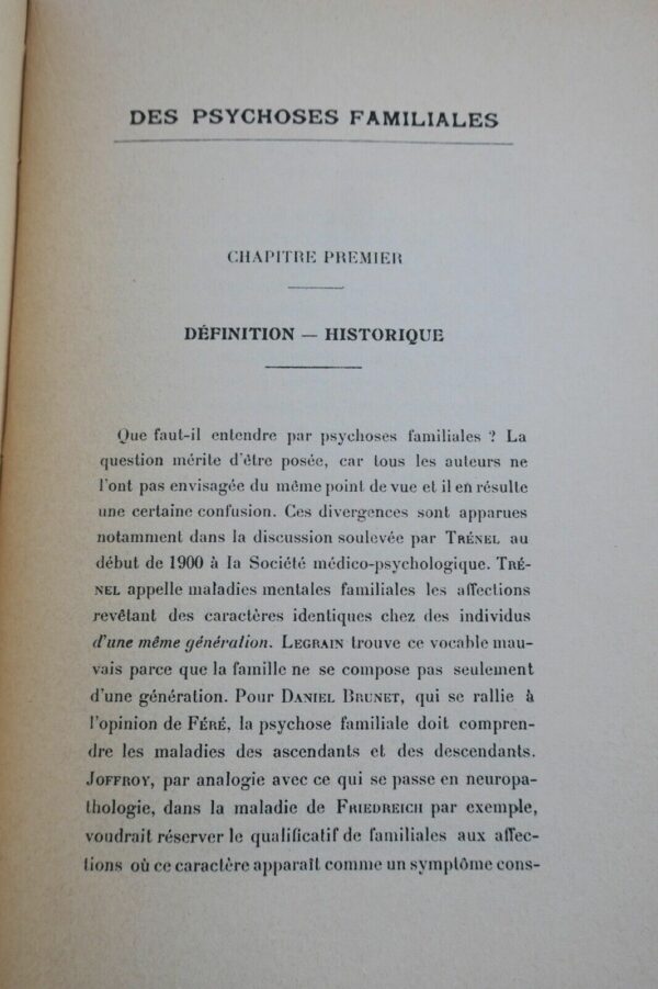 Psychoses Familiales (thèse soutenue devant Gilbert Ballet) Demay Georges 1912 – Image 9