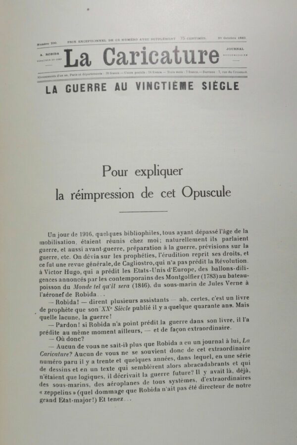 ROBIDA  BERALDI UN CARICATURISTE PROPHETE, La Guerre telle qu'elle est prévue – Image 6