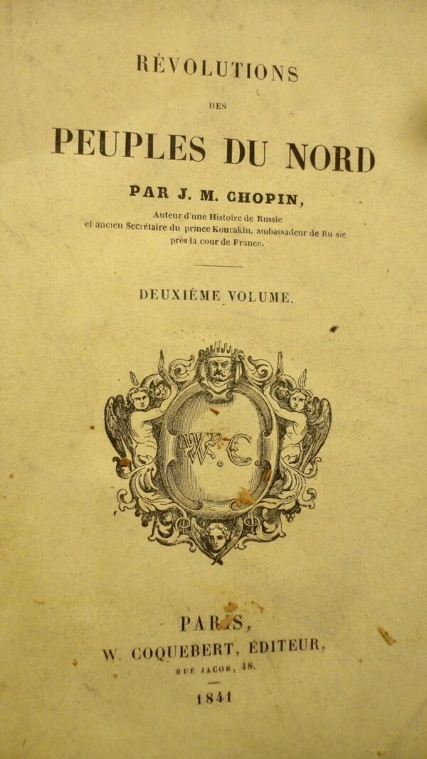 Révolutions des peuples du Nord. 1841