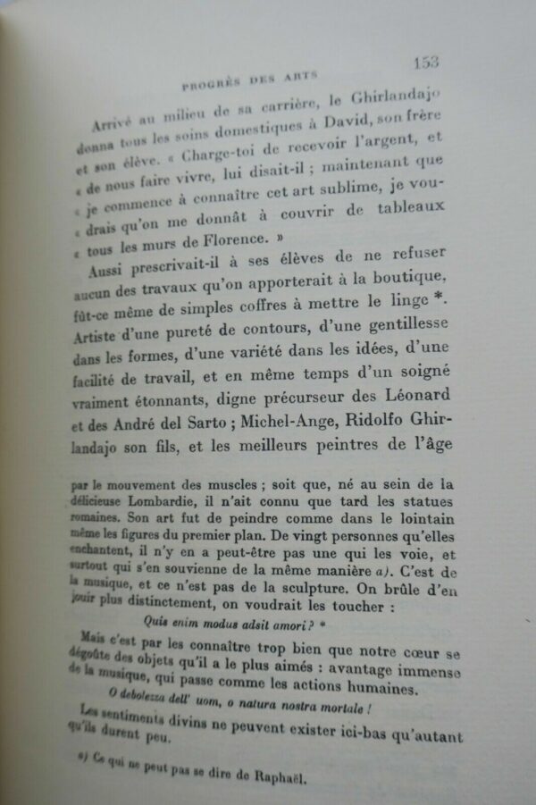 STENDHAL HISTOIRE DE LA PEINTURE EN ITALIE sur Arches nté 1924 – Image 5