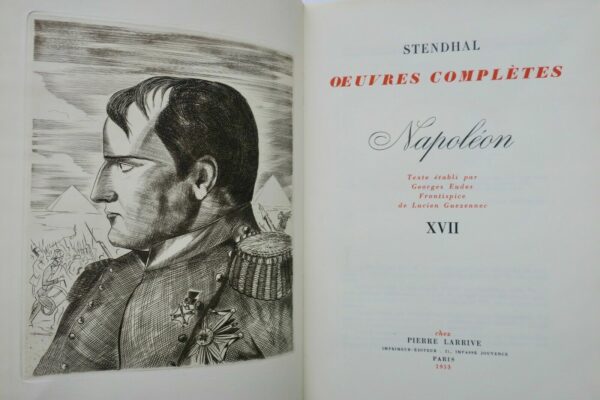 STENDHAL Volume XVII. Napoléon