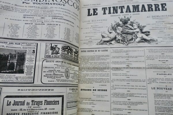 Satire The Tintamarre is a French satirical weekly 1882 – Image 12