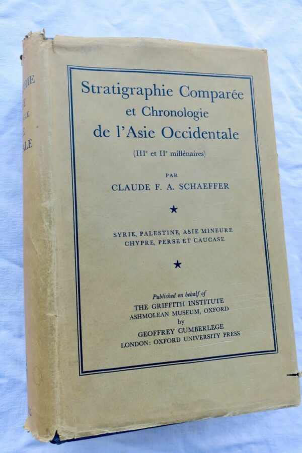 Stratigraphie comparée et chronologie de l'Asie occidentale 1948