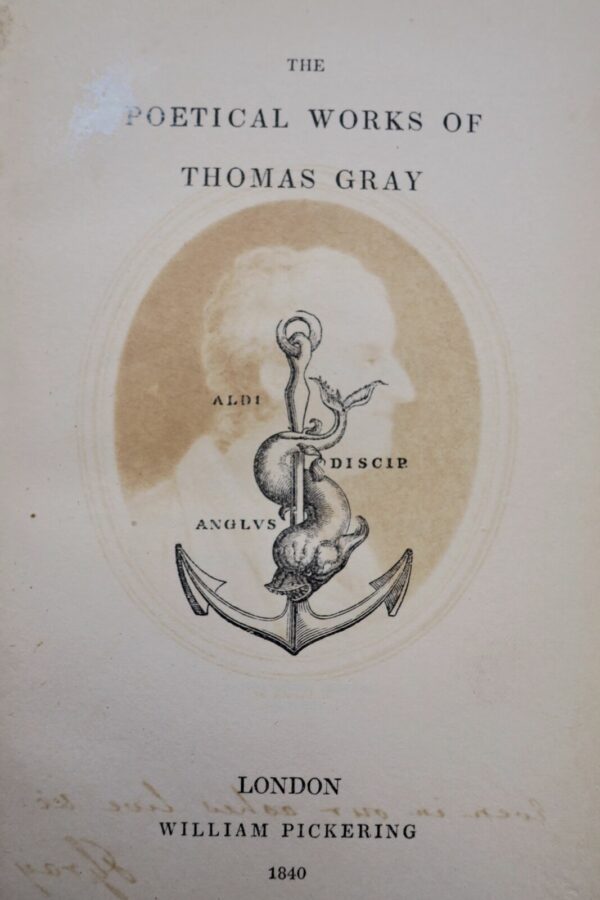 THE POETICAL WORKS OF THOMAS GRAY 1840 – Image 5