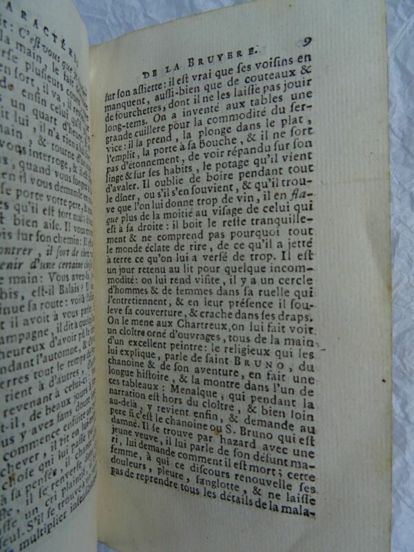 THÉOPHRASTE  LA BRUYERE  LES CARACTÈRE 1754 – Image 6