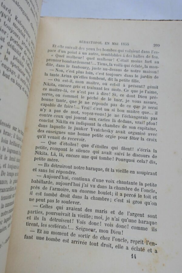 TOLSTOÏ. Comte Léon. Les cosaques. Souvenirs de Sébastopol. 1886 – Image 5