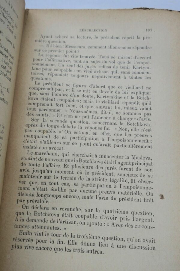 TOLSTOI Léon Résurrection 1900 EO – Image 5