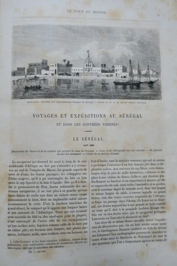 TOUR DU MONDE NOUVEAU JOURNAL DES VOYAGES ANNEE 1861 – Image 12