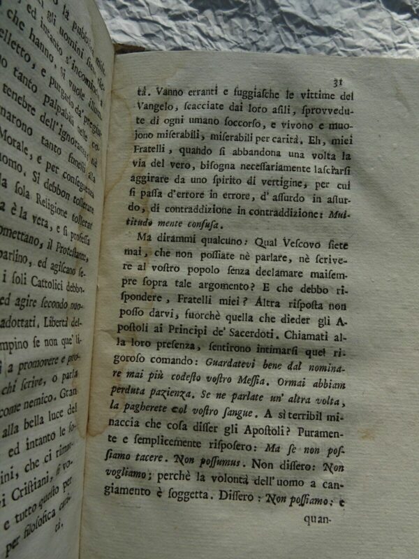 TURCHI F.ADEODATO. Orazioni, discorsi, omelie e pastorali...1791 – Image 6