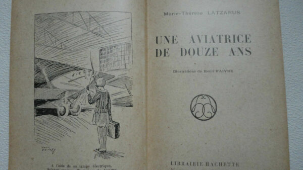 UNE AVIATRICE DE DOUZE ANS  bibliothèque rose – Image 5