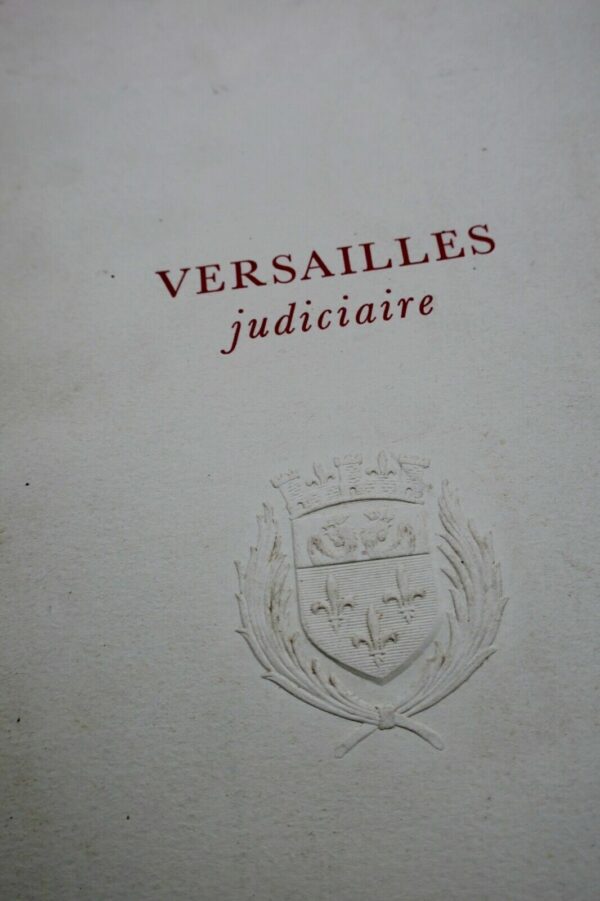 VERSAILLES judiciaire 5 cuivre originaux de M.Lefebvre 1971