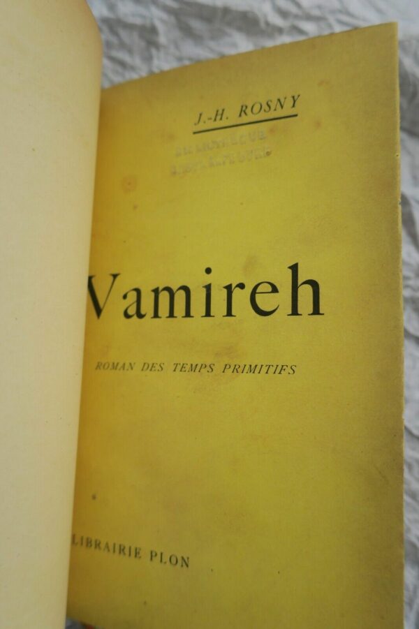 Vamireh : Roman des temps primitifs  J. H. Rosny – Image 6