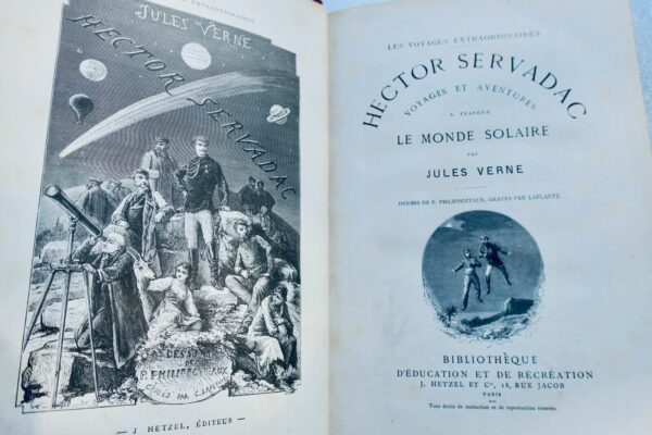 Verne Hector Servadac. Voyages et aventures à travers le monde solaire HETZEL – Image 11