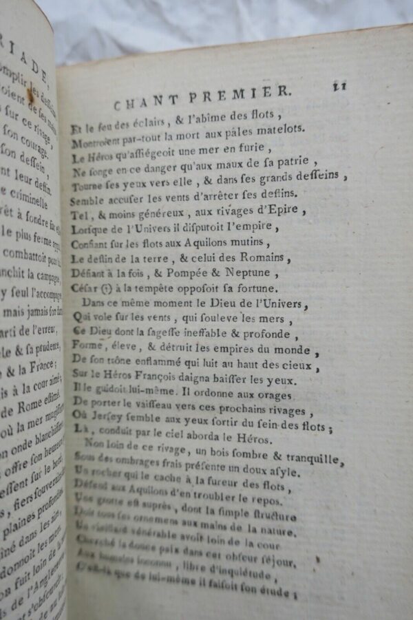 Voltaire Henriade en dix chants avec la dissertation sur la mort d’Henri IV 1791 – Image 5