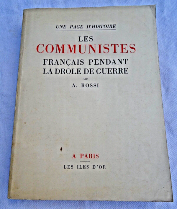 communistes français pendant la drôle de guerre