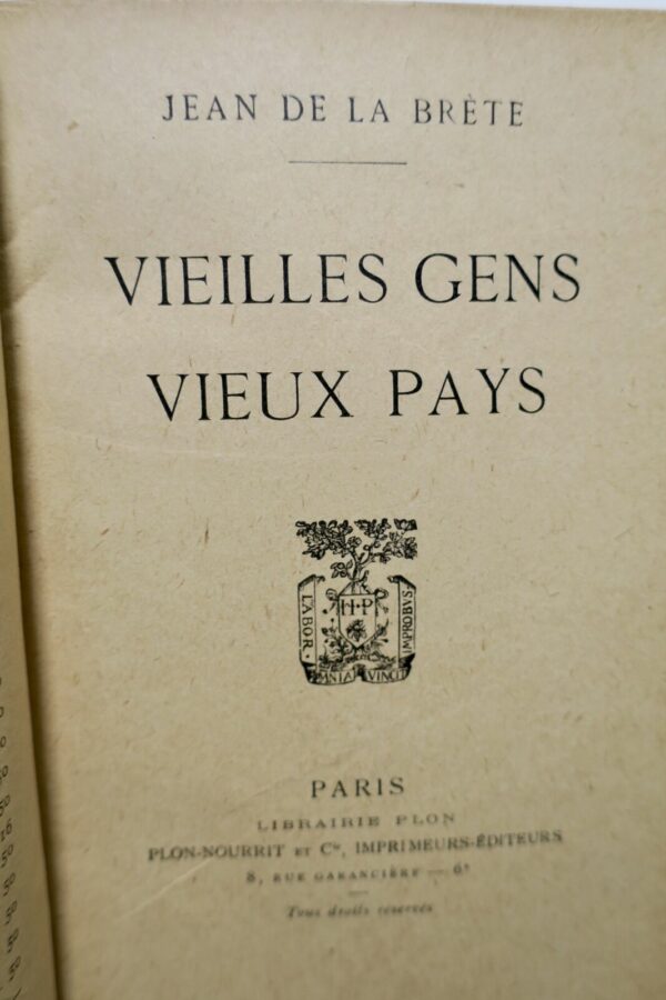 de LA BRETE VIEILLES GENS, VIEUX PAYS – Image 3