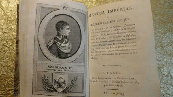 manuel impérial ou répertoire historique  1804 – Image 4