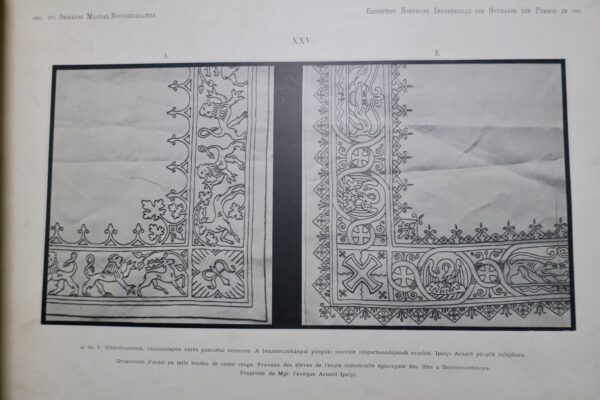 ornements remarquables de l'exposition hongroise industrielle des ouvrages de... – Image 13