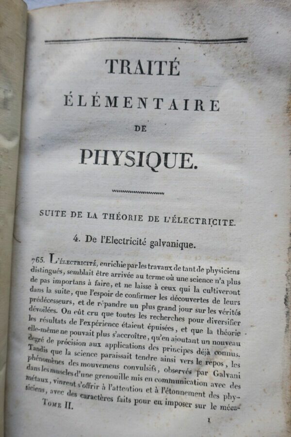 physique Traité élémentaire de physique par l'abbé Haüy 1821 – Image 9