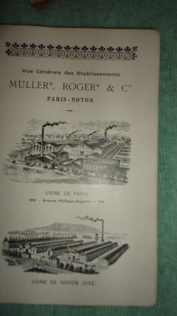 ALBUM DES ROBINETS ET ACCESSOIRES DE DISTRIBUTION D'EAU MULLER, ROGER ET Cie.