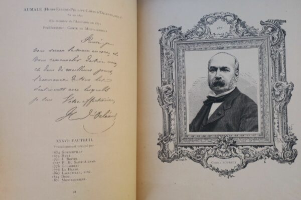 Académie ALBUM DES QUARANTE DE L'ACADEMIE FRANCAISE - 1885 – Image 7