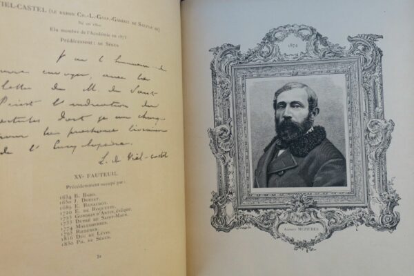 Académie ALBUM DES QUARANTE DE L'ACADEMIE FRANCAISE - 1885