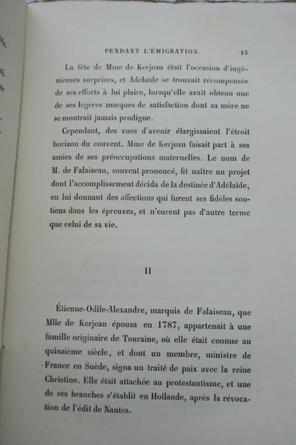 Adélaïde de Kerjean, marquise de Falaiseau, vie d'une femme pendant l'émigration – Image 9