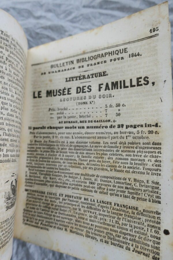 Almanach de France publié par la Société Nationale année 1844-45-46 – Image 15