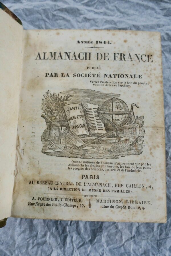 Almanach de France publié par la Société Nationale année 1844-45-46 – Image 3