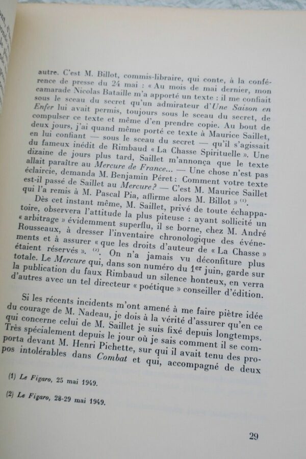 André Breton Flagrant délit, Rimbaud devant la conjuration de l'imposture et du – Image 6