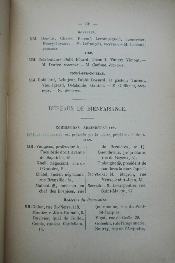 Annuaire administratif du département du Calvados 1886 – Image 4