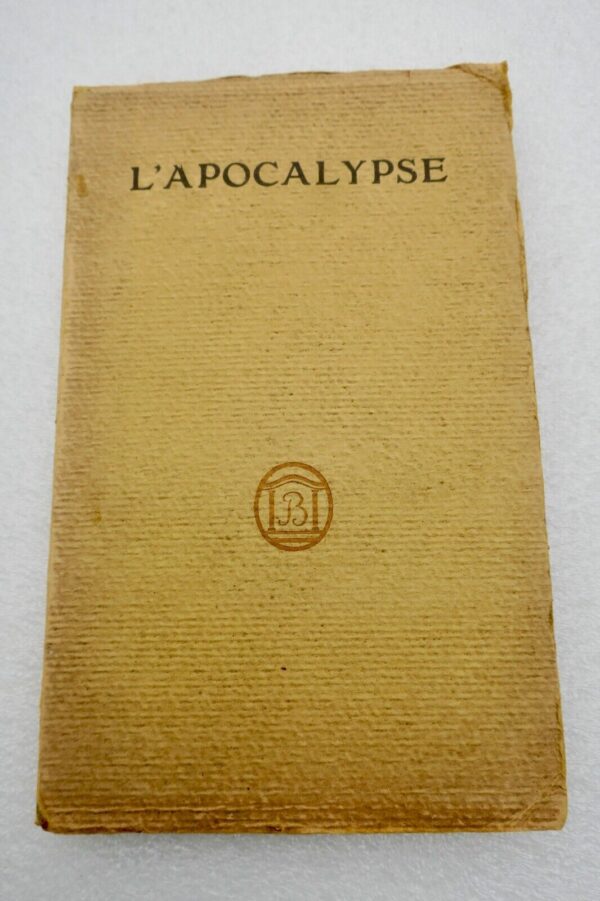 Apocalypse Bossard 1922 P. L. Couchoud – Image 3