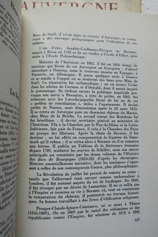 Auvergne PANORAMA DES LETTRES EN AUVERGNE & L'Auvergne et les Auvergnats – Image 4