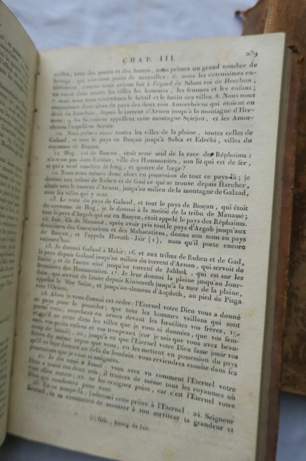 BIBLE La Sainte Bible ou le vieux et le nouveau testament 1805 Genève – Image 4