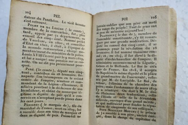 Biographie pittoresque des pairs de France... 1826 MINI – Image 6