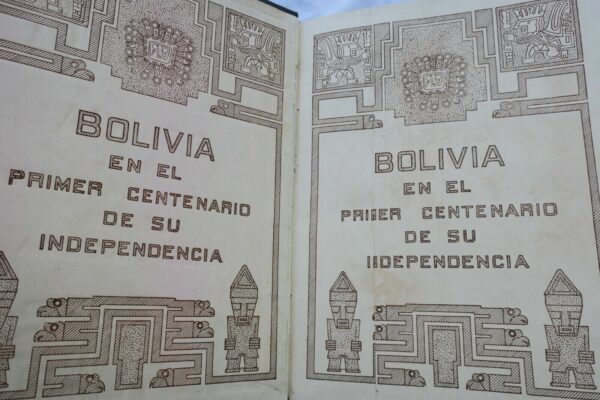 Bolivia en el primer centenario de su independencia 1925 BOLIVIE – Image 3