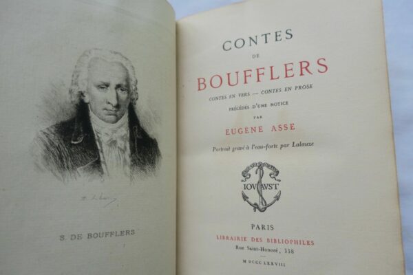 Boufflers, Chevalier de Contes de Boufflers 1878