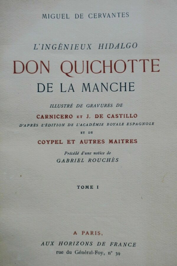 Cervantes DON QUICHOTTE DE LA MANCHE 1941 – Image 3