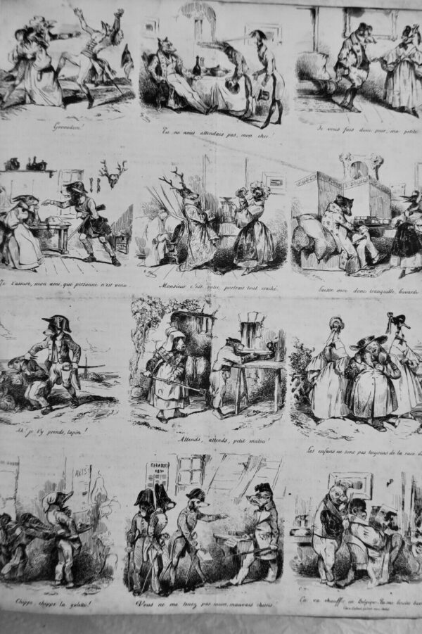 Charivari  1ère année & 1 er semestre de la 2è année 1832-33 Daumier Gavarni... – Image 14