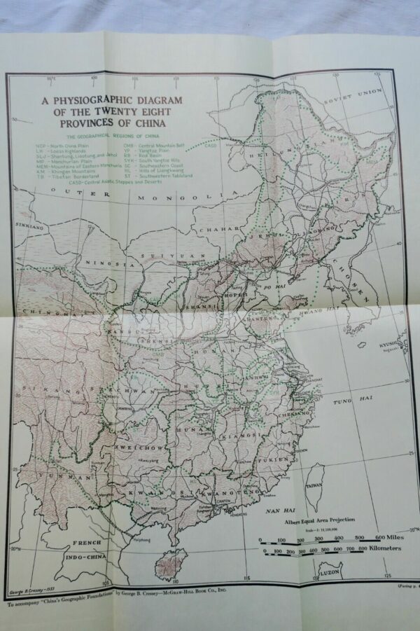 China's Geographic Foundations 1934