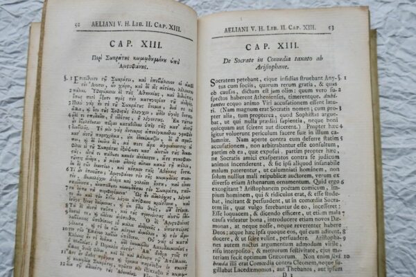 Cl. Aeliani sophistae variae historiae. Libri XIV 1774 – Image 8