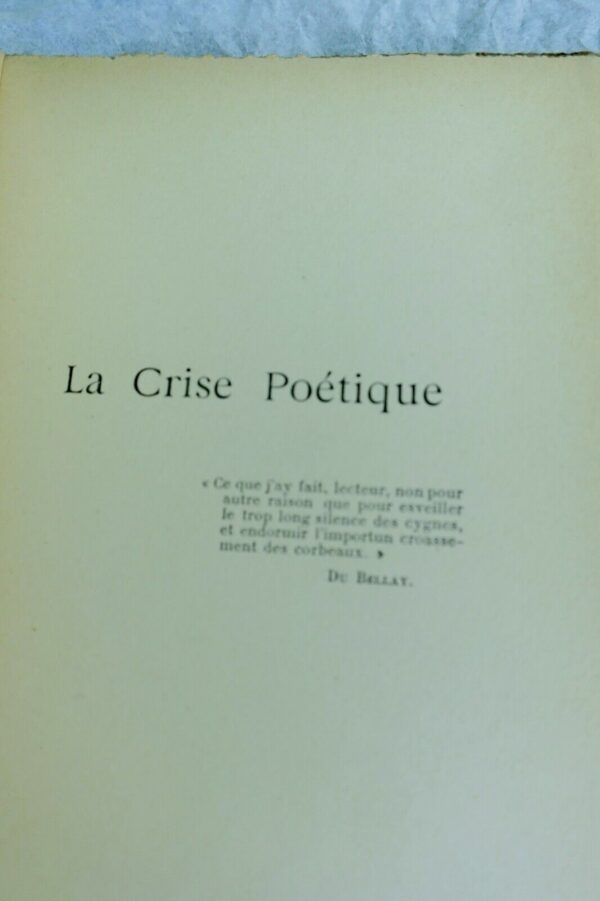 Crise Poétique: Et Aussi Le Poète, Les Courtisanes Et l'Amour – Image 4