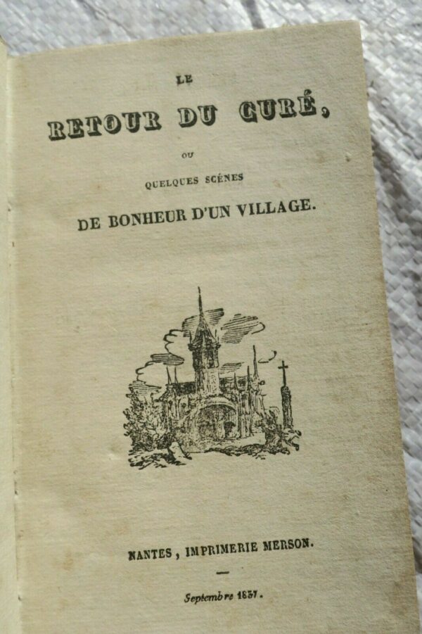 Curé le retour du curé, Monsieur Liardin des Ormes 1837 – Image 3