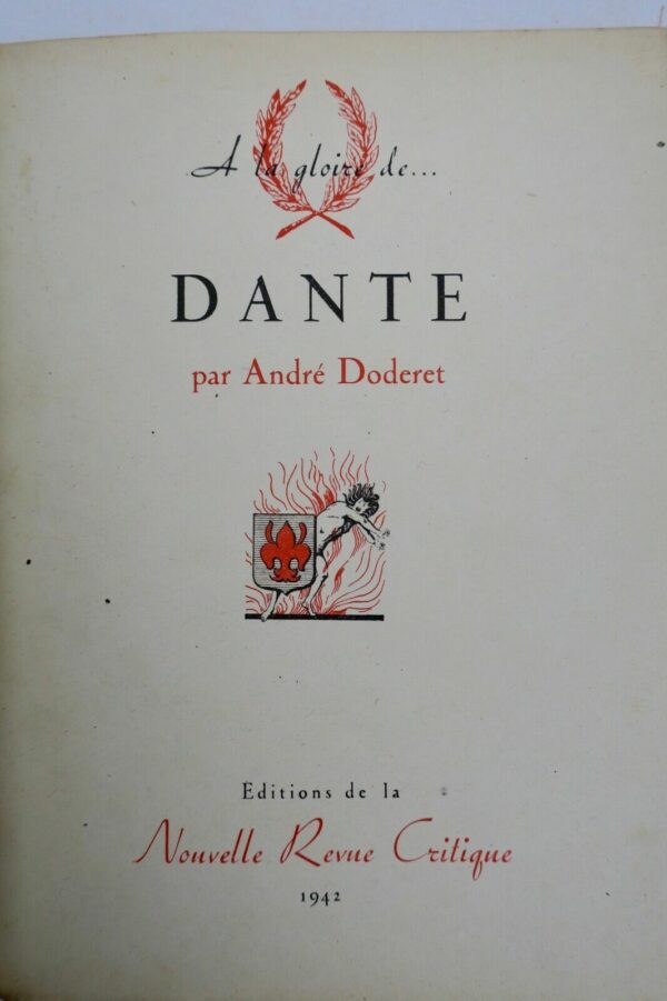 Dante A la Gloire de ... Dante 1942 – Image 3