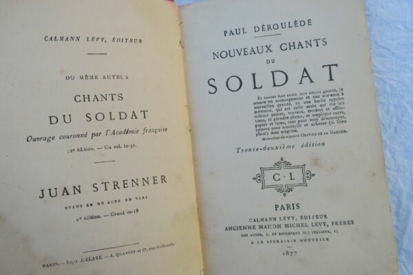 Déroulède Nouveaux Chants du Soldat 1877 – Image 3