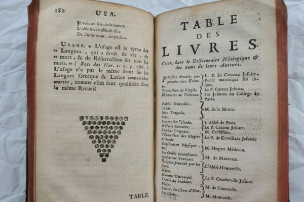 Dictionnaire Néologique à l'usage des beaux esprits du siècle 1731 – Image 13