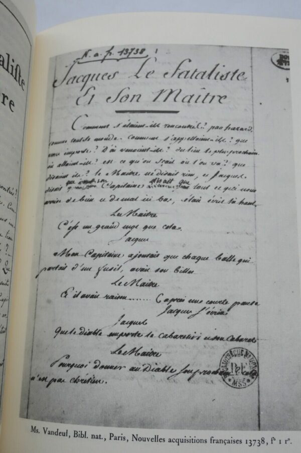 Diderot Jacques Le Fataliste et son Maître – Image 11