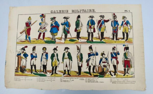 EPINAL cavalerie militaire 44 x 28 cm