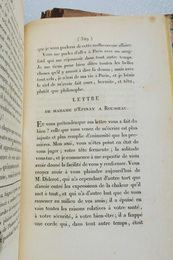 EPINAY MARQUISE Mémoires et Correspondance de Madame d'Epinay 1818 – Image 5